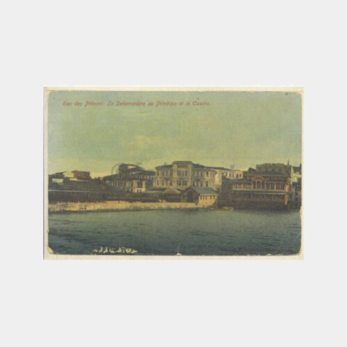 1900 Büyükada Gazino Otel Reprodüksiyon Baskı Kartpostal
