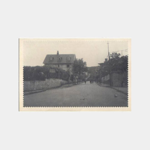 1943 Büyükada Kadıyoran Cad Reprodüksiyon Baskı Kartpostal