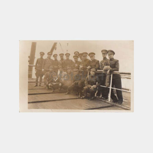 1933 Askeri Grup Cumhuriyet Vapurunda Fotoğraf