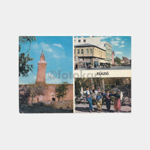 1975 Elazığ 3 Değişik Görünüş Kartpostal