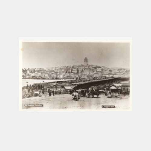 1900 Galata Köprüsü -Repro Baskı- Kartpostal