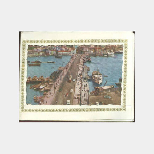 1940 Galata Köprüsü Konulu Tebrik Kartı