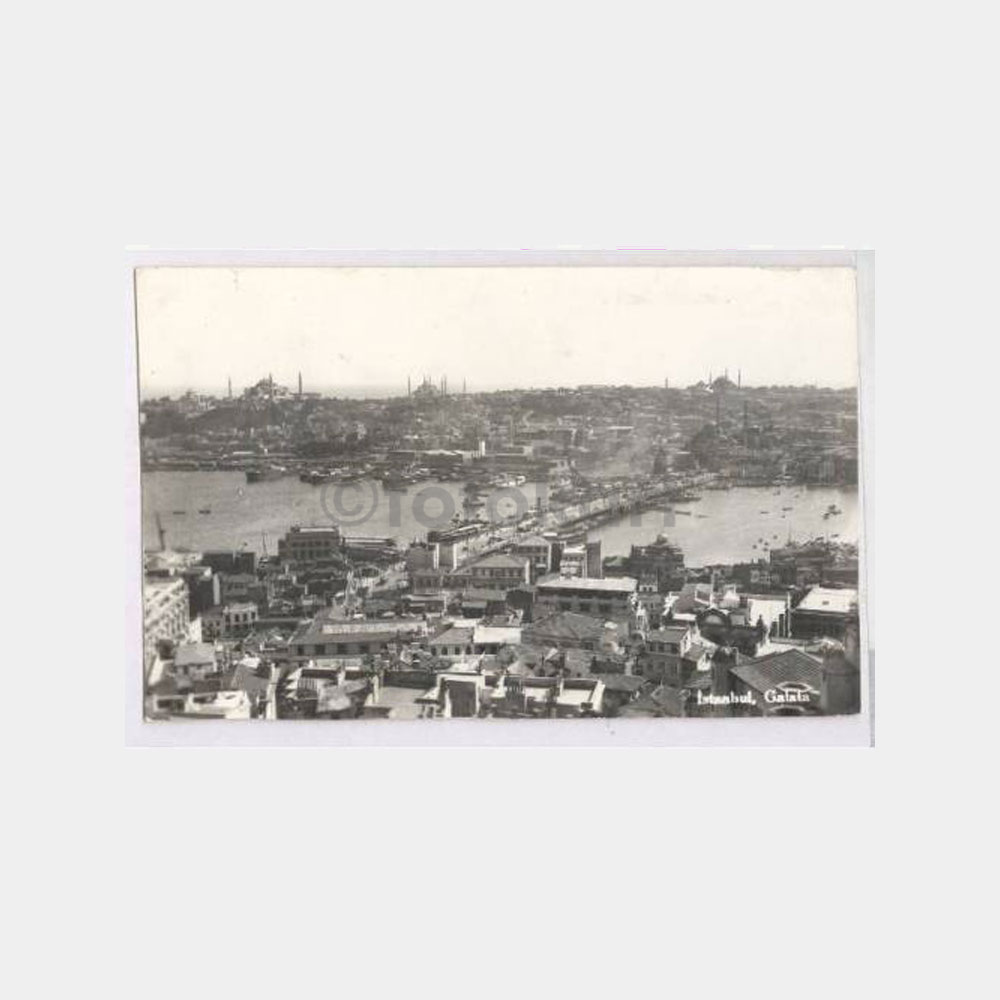 İstanbul Galata Köprüsü Görünüş Fotokart