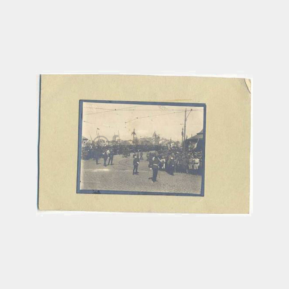 1917 Galata Köprüsü Karşılama Töreni Fotoğraf