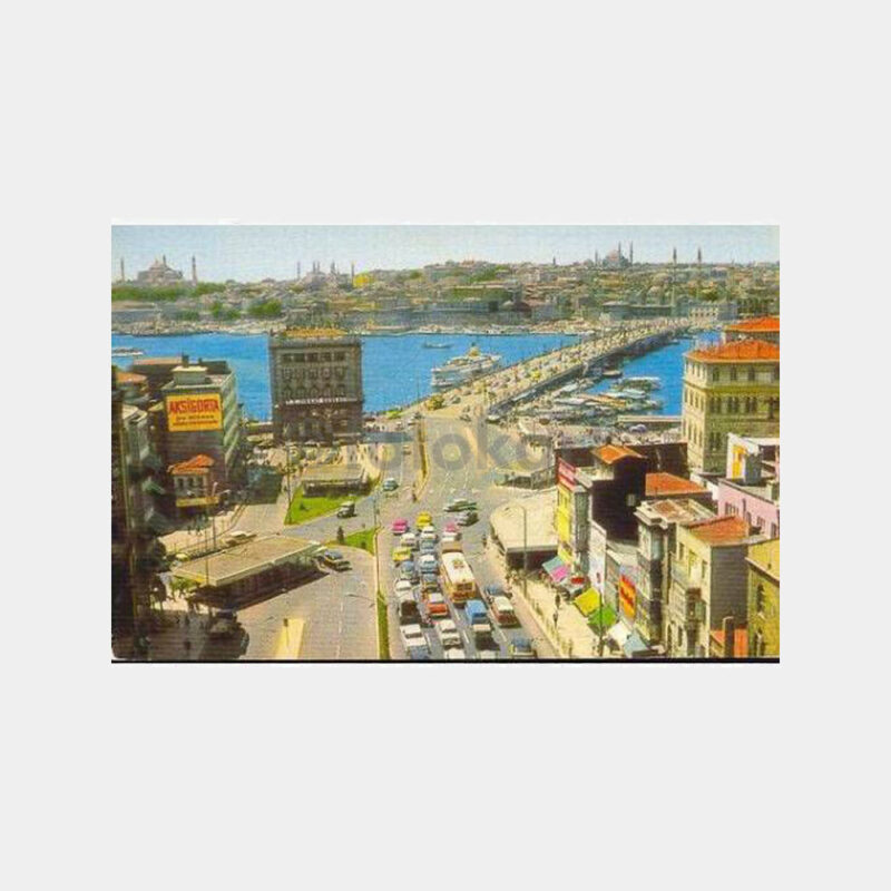 Karaköy - Galata Köprüsü Kartpostal