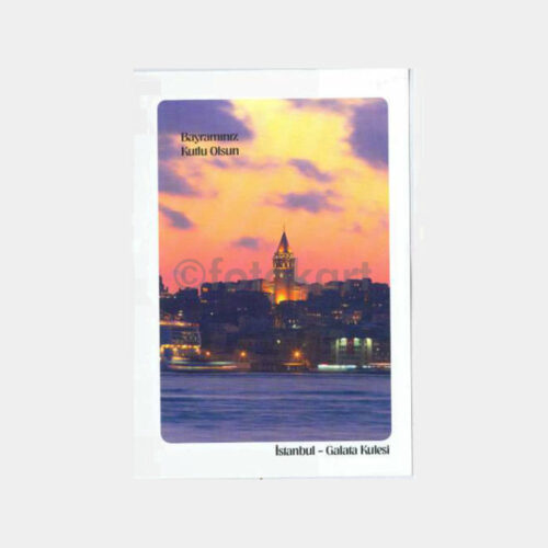 İstanbul Karaköy Galata Kulesi Kartpostal