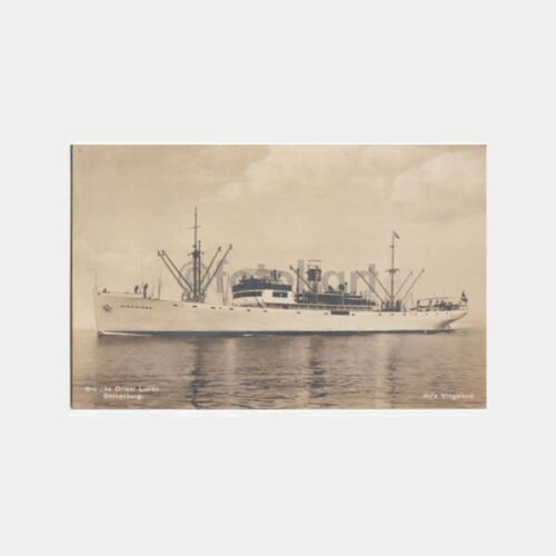 1950 İsveç Gemisi MS Vingaland Konulu Kartpostal