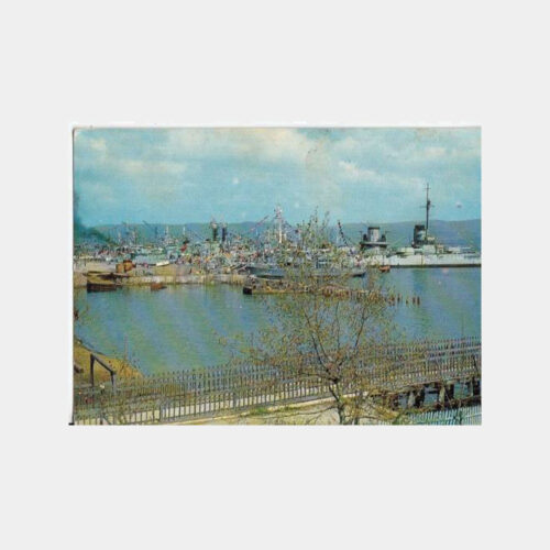1973 Gölcük Yavuz Gemisi Görünüş Kartpostal