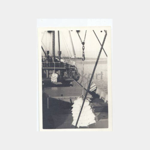 1940 Gemi Şilep Vinç Konulu Fotoğraf