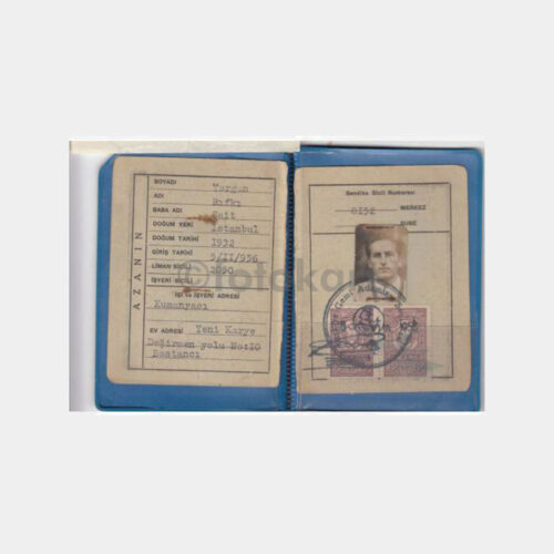 1956 Gemi Adamları Sendikası Üye Kartı