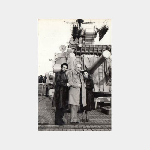 1968 Yavuz Savaş Gemisi Güvertesi Konulu Fotoğraf