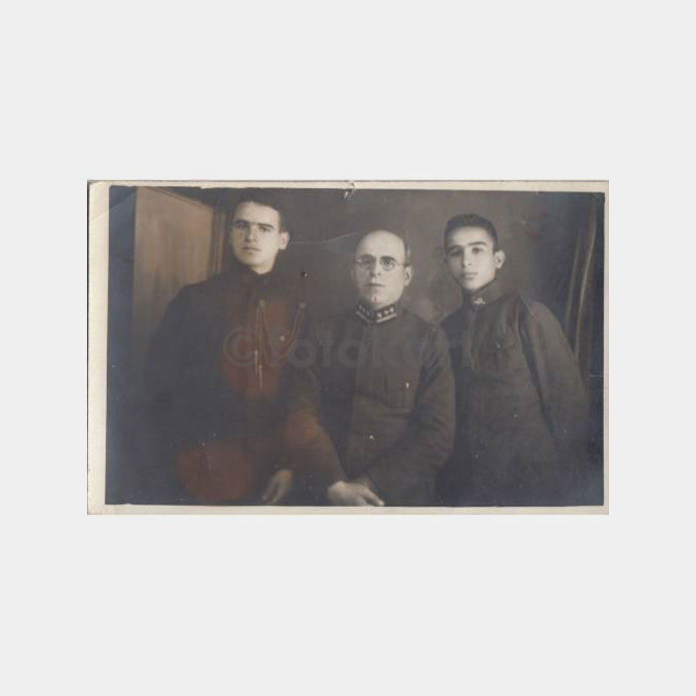 1927 Askeri Öğrenci Hocası ile Konulu Albüm Fotoğraf