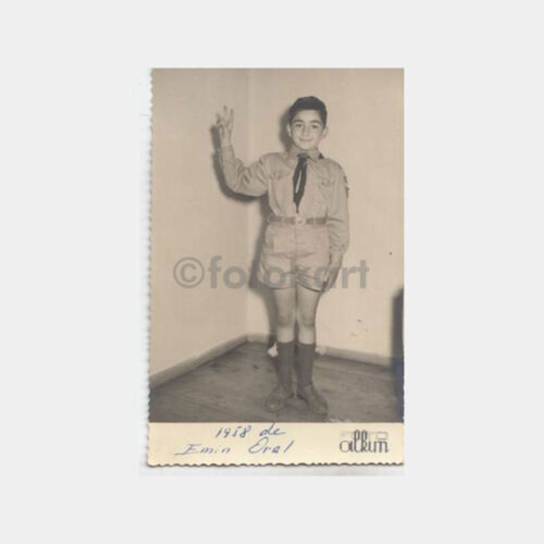 1958 İzci Yavrukurt Çocuk Konulu Fotoğraf