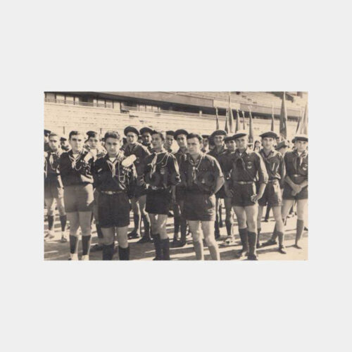 1961 İzci 29 Ekim Töreni Stadyumda Fotoğraf