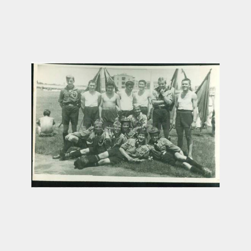 1940 İzcilik Konulu Grup Fotoğraf