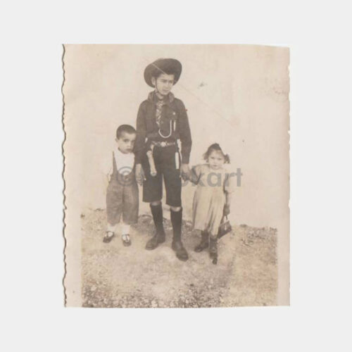1940 İzci Çocuk Kardeşler Konulu Fotoğraf