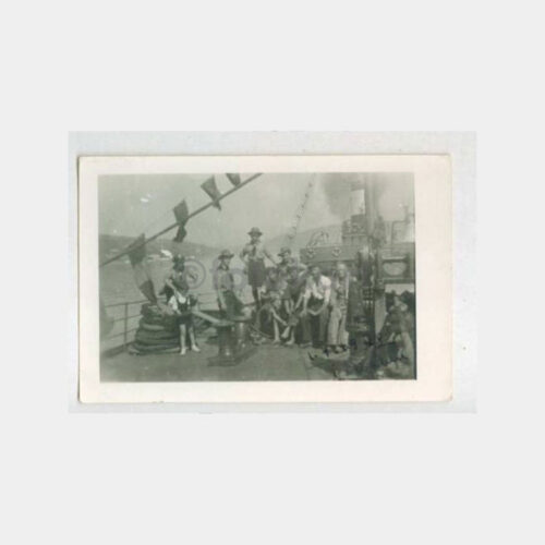 1949 Boğaz Vapuru İzciler Konulu Fotoğraf