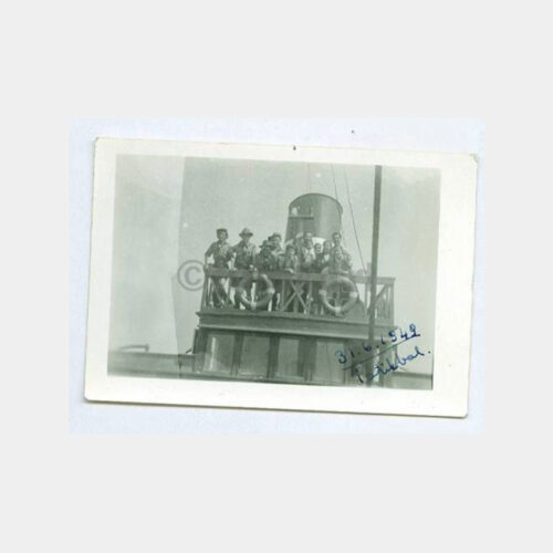 1949 İzci Öğrenciler Vapurda Görünüş Fotoğraf