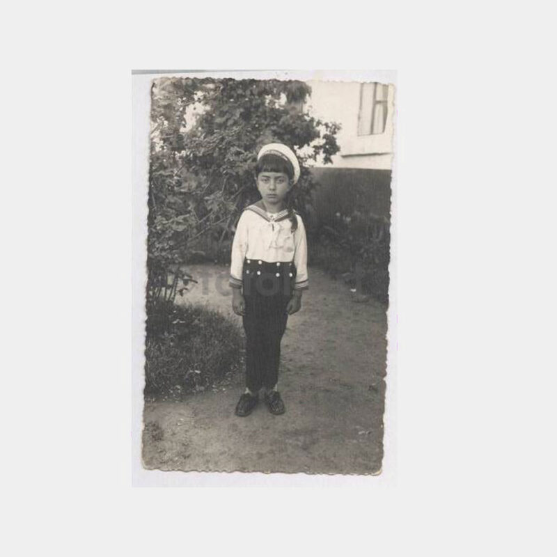 İzmir Şapkalı Denizci Çocuk Görünüş Fotoğraf