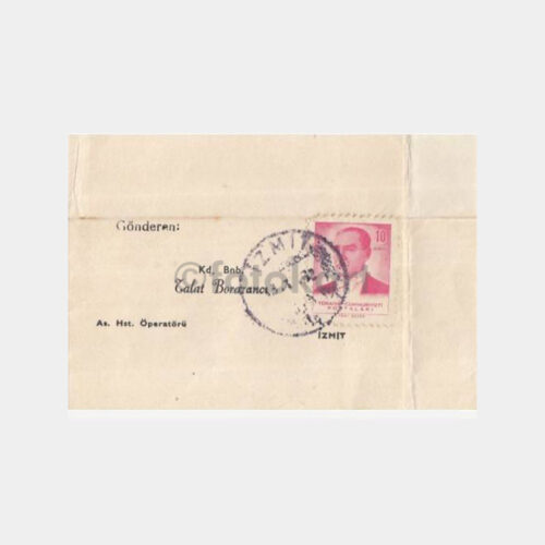 İzmit - Türk Posta Tarihi Konulu Zarf