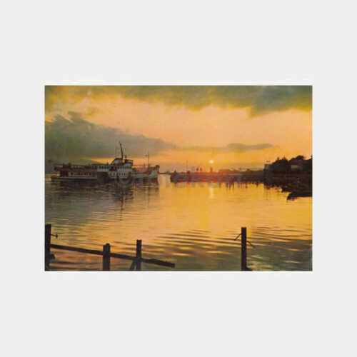 1975 İzmit Körfez Vapuru Görünüşü Kartpostal