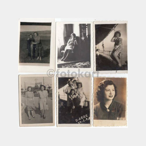 1955 Kadınlar Konulu Fotoğraf Lotu - 7 Adet