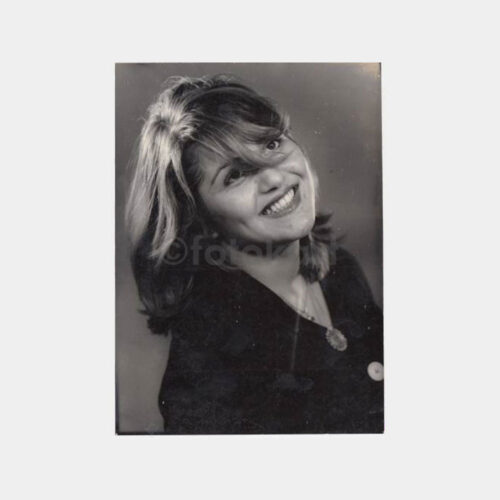 1970 Kadın Portre Stüdyo Fotoğraf