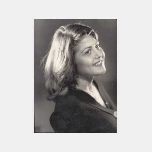 1970 Kadın Portre Stüdyo Fotoğraf