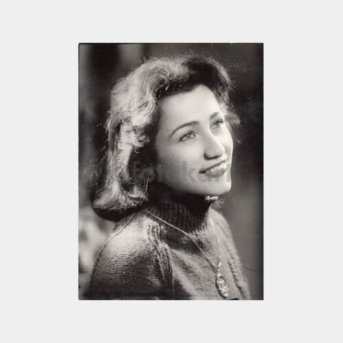 1970 Kadın Portre Stüdyo Fotoğraf