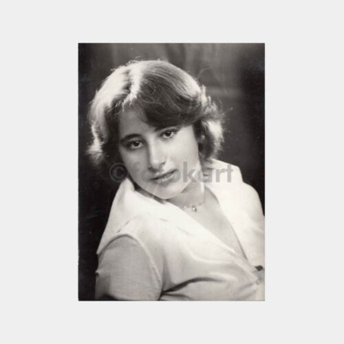 1970 Kadın Portre Stüdyo Fotoğraf