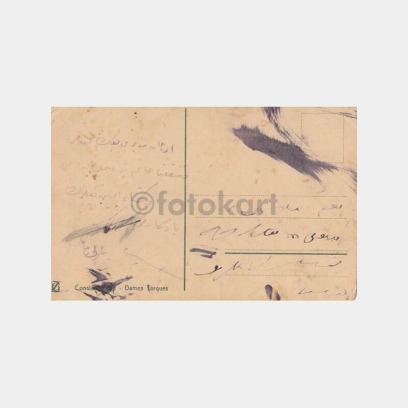 1920 İstanbul Piknik Kadınlar Konulu Kartpostal - Görsel 2