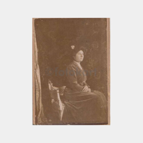 1900 Kadın Kabinet Fotoğrafı