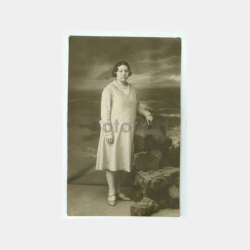 1930 Kadın Konulu -Arka Plan- Stüdyo Fotoğraf