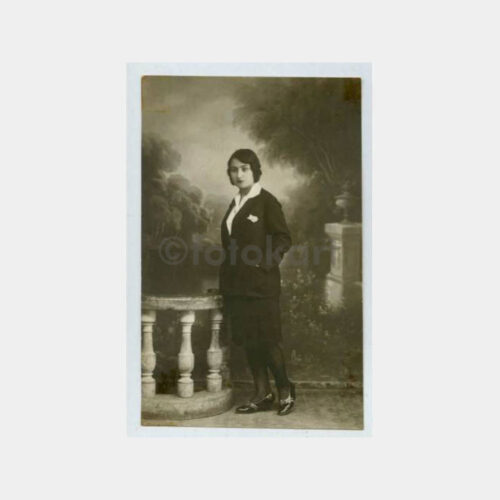 1930 Kadın Görünüş Stüdyo Fotoğraf