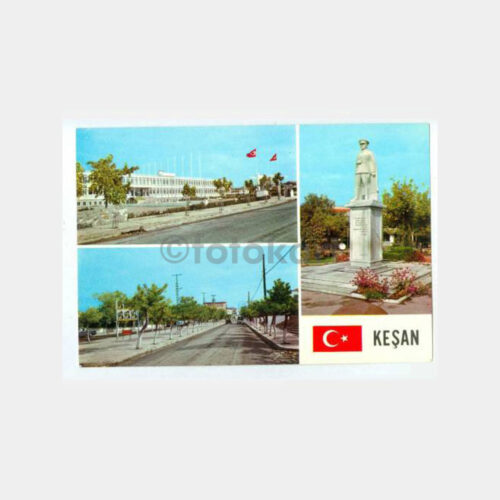 1975 Keşan Muhtelif Görünüş Kartpostal