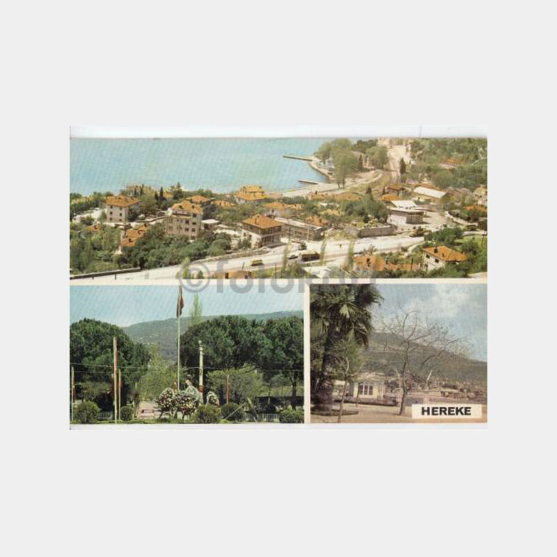 1974 Kocaeli Hereke Görünüş Kartpostal