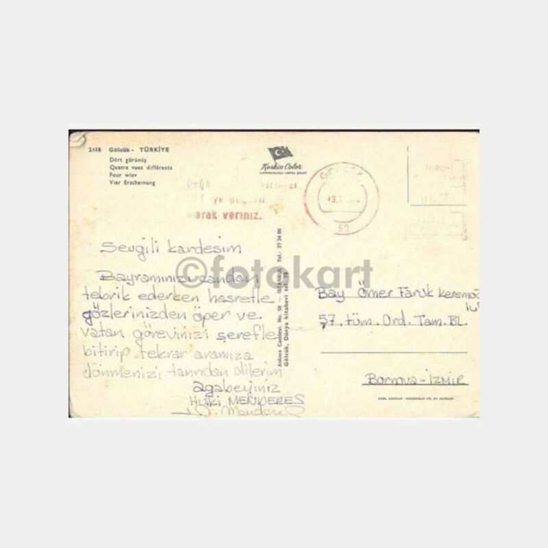 Kocaeli Karamürsel Görünüş Kartpostal - Görsel 2