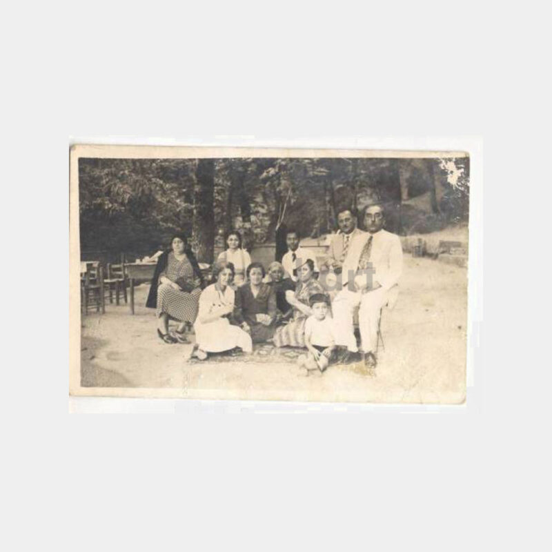 1941 Sarıyer Mesiresi Grup Fotoğrafı