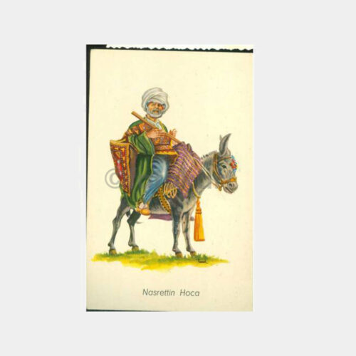 1968 Nasreddin Hoca Konulu Kartpostal