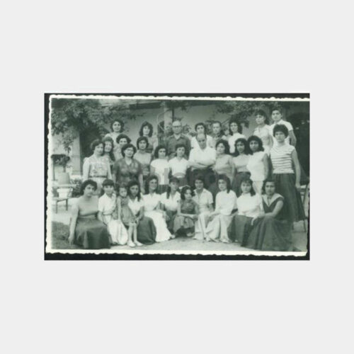 1957 Bursa Kız İlköğretmen Okulu Grup Fotoğraf