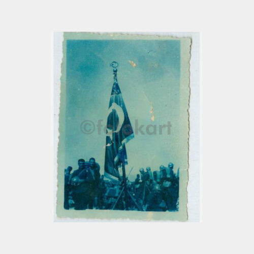 1937 Harp Okulu Alay Sancak Bayrak Fotoğraf