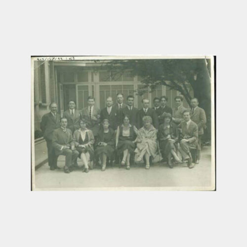 1936 Yabancı Okul Muallim Heyeti Görünüş Fotoğraf