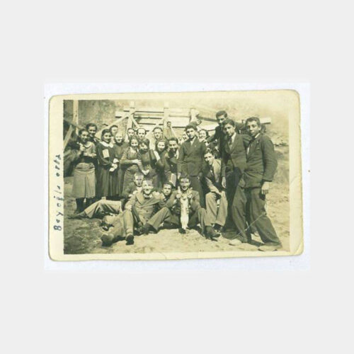 1937 Beyoğlu Orta Okulu Grup Hatırası Fotoğraf