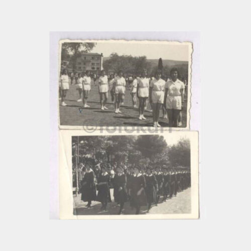 1950 Kdz. Ereğli Okul Grubu 2 Adet Fotoğraf