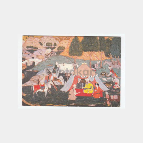 Osmanlı Minyatür Konulu Tebrik Kartı