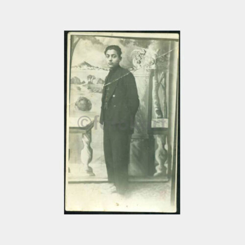 1928 Genç Görünüş -Arka Plan- Stüdyo Fotoğraf