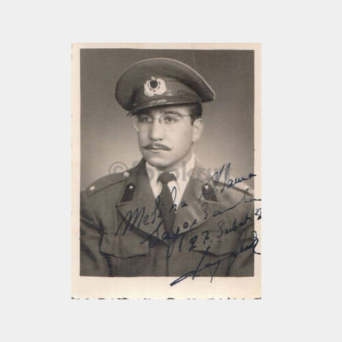 1952 Bıyıklı Subay Portre Konulu Fotoğraf