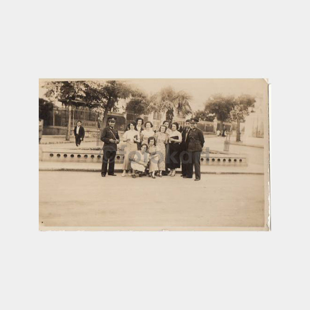 1940 Subay Ailesi Grubu Konulu Fotoğraf