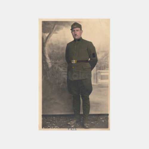 1929 Subay -Arka Plan- Stüdyo Fotoğraf