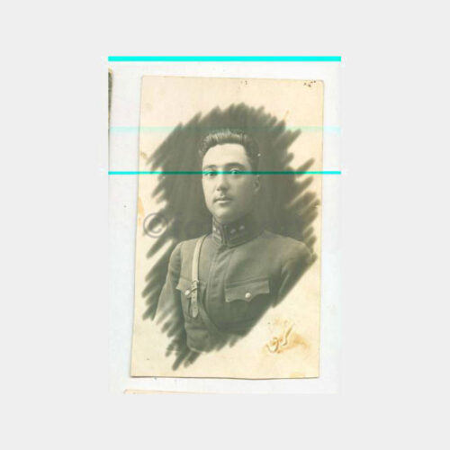 1929 Subay Konulu Stüdyo Fotoğraf